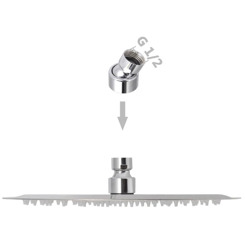 Testa Doccia a Pioggia in Acciaio Inossidabile 25 cm Rotonda CFW6792822