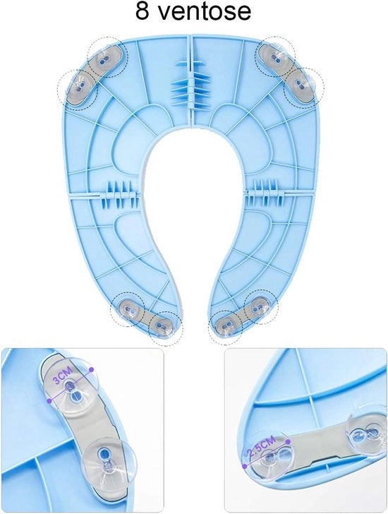 Bracciale per l'addestramento al water, addestramento al water per bambini, addestramento al water, occhiale per wc, bracciale per l'addestramento al water per bambini piccoli, idoneo per wc rotondi e ovali