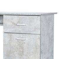 Sally - scrivania in legno di pino con 1 anta + 1 vano + 1 cassetto - 100x50x73 cm