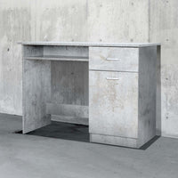 Sally - scrivania in legno di pino con 1 anta + 1 vano + 1 cassetto - 100x50x73 cm