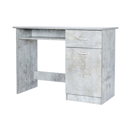 Sally - scrivania in legno di pino con 1 anta + 1 vano + 1 cassetto - 100x50x73 cm