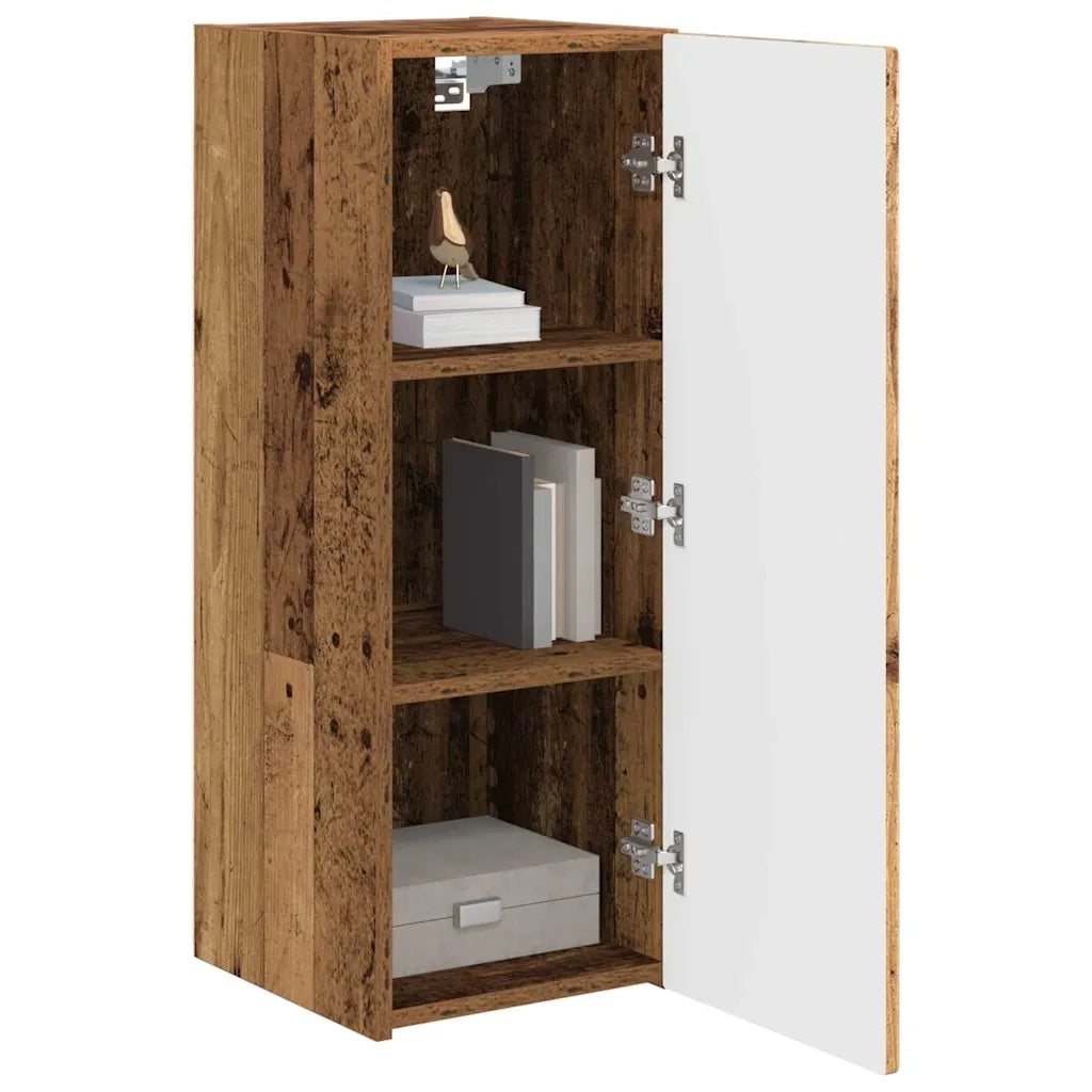Mobile TV da parete Legno vecchio 30 x 31 x 80 cm 892305