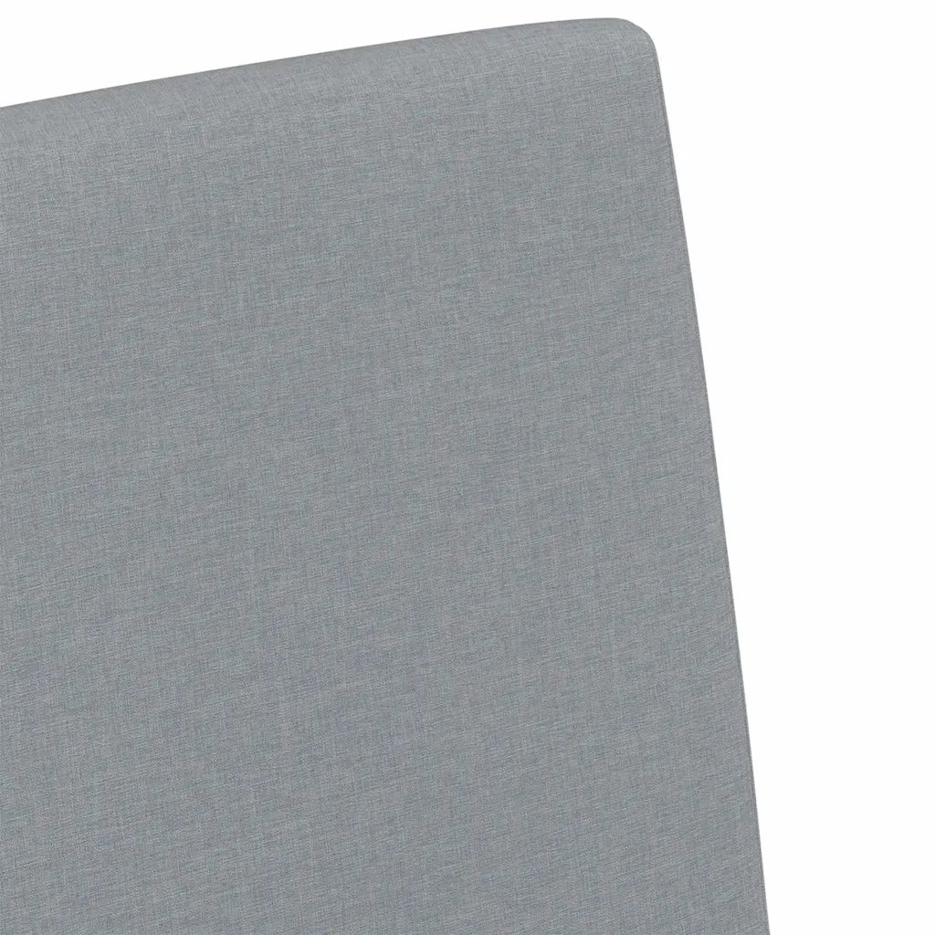Sedie da pranzo 2 pcs Grigio chiaro 57 x 67 x 95 cm Tessuto