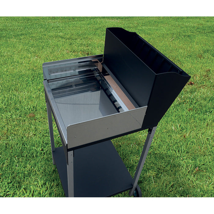 Barbecue Multiuso Legna Carbonella Gas Griglia in Acciaio Famur BK 8 Eco Gas