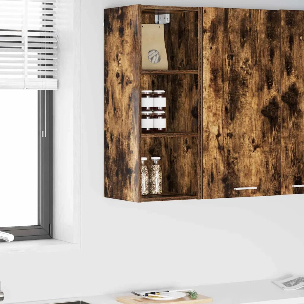 Armadio pensile Rovere fumé 30 x 29,5 x 80 cm Legno multistrato