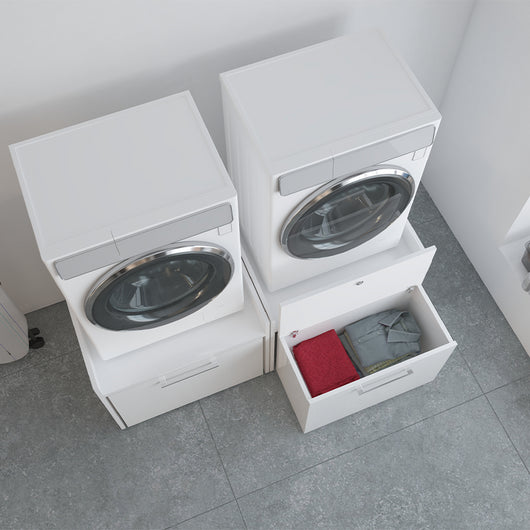 Mobile alza lavatrice con cassettone estraibile