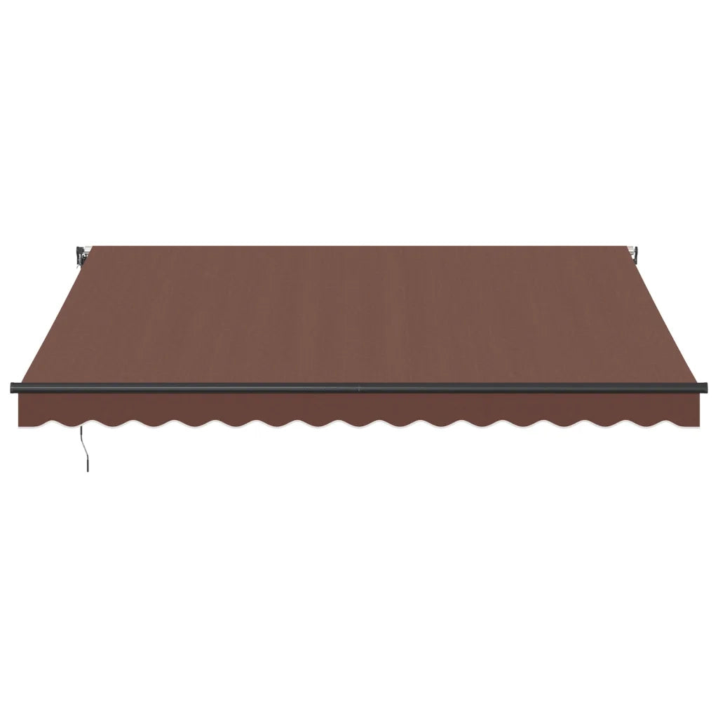 Tenda da Sole Retrattile Automatica Marrone 400x350 cm