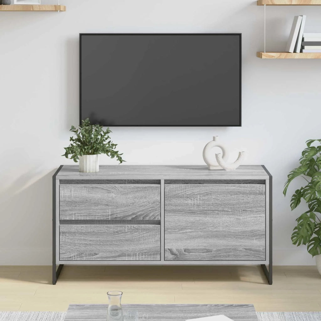 Mobile TV Grigio Sonoma 100 x 36 x 49.5 cm Legno multistrato 886621