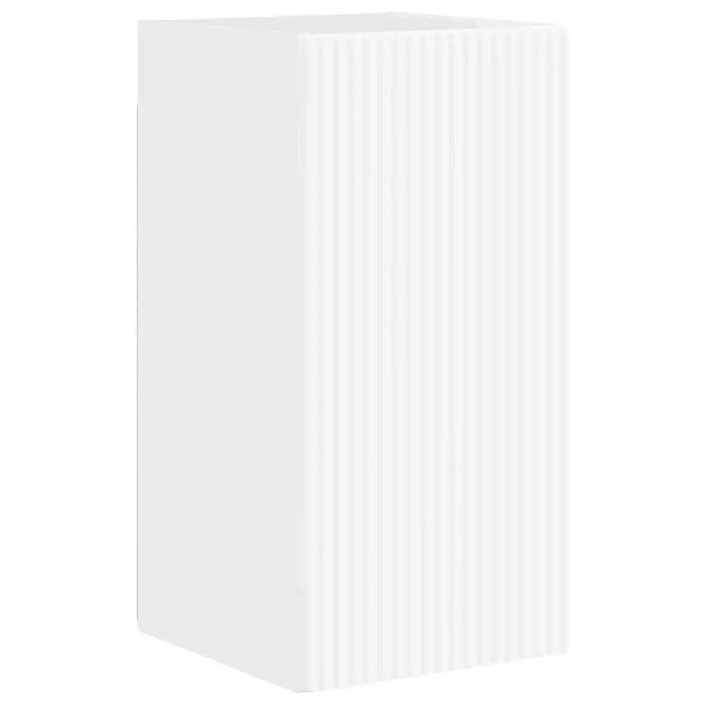 Mobile TV da parete 2 pz-Set di 2 Mobile TV a Muro-Credenza TV Bianco Lucido 30 x 31 x 60 cm