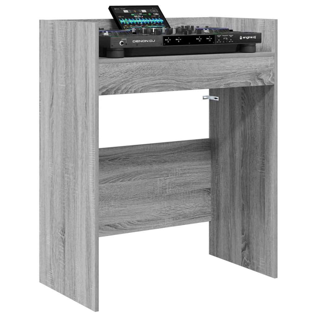 Tavolo DJ Sonoma grigio 62 x 45 x 102 cm Legno ingegnerizzato 8006761