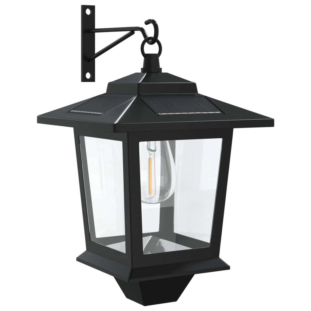 Lampada da Muro with LED Bulb 2 pz Nero 19 x 14 x 25 cm 42042689