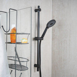 Doccetta tre getti nero opaco