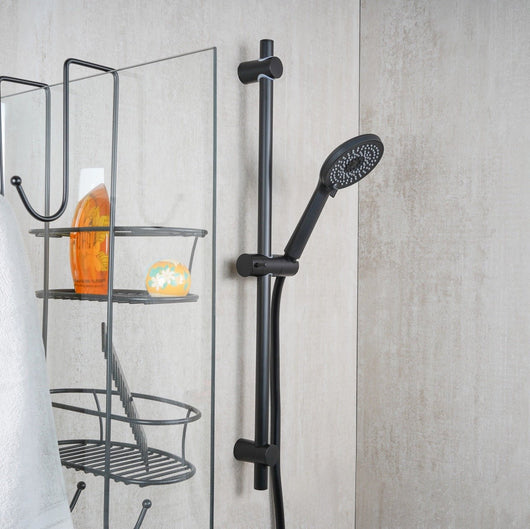 Doccetta tre getti nero opaco