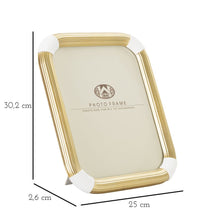 Cornice Bann 25x2,6x30,2 cm in Poliresina e Vetro