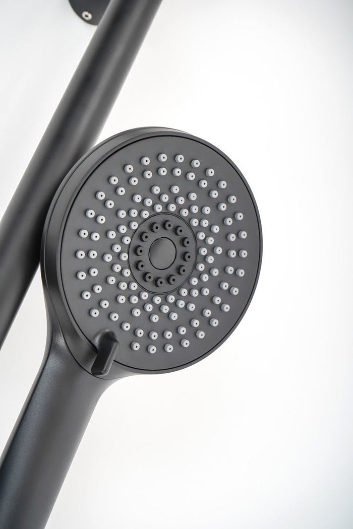 Doccetta tre getti nero opaco