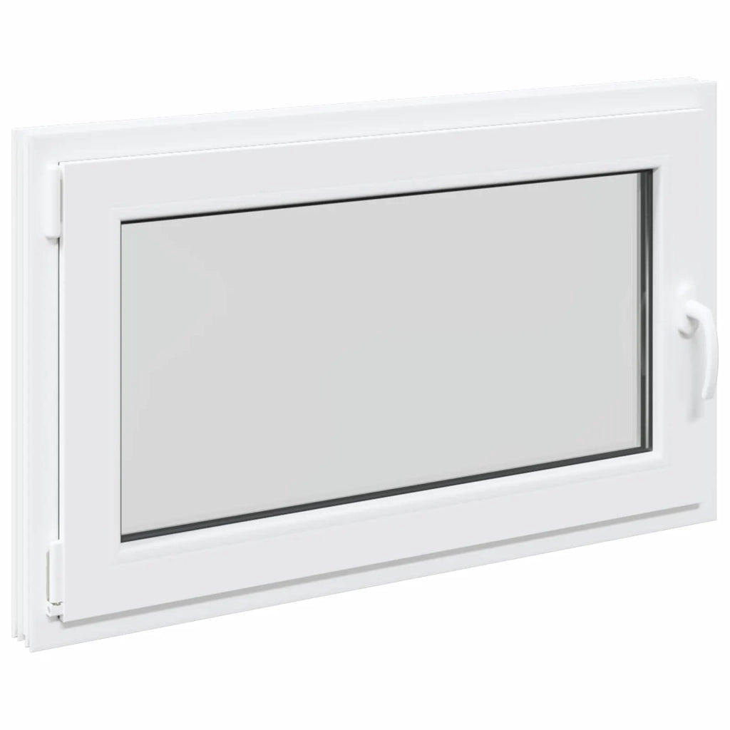 Finestra per Soffitta RISOR 100 x 60 cm PVC e Vetro Bianco CFW2751541