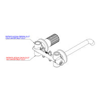 Miscelatore incasso per lavabo su due piastre tonde separate bocca 19 cm - serie Celebrity