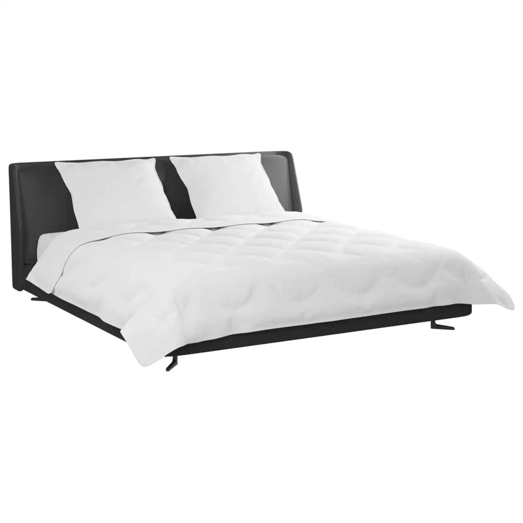 Piumone | Duvet con cuscino 3 pz Bianco Microfibra
