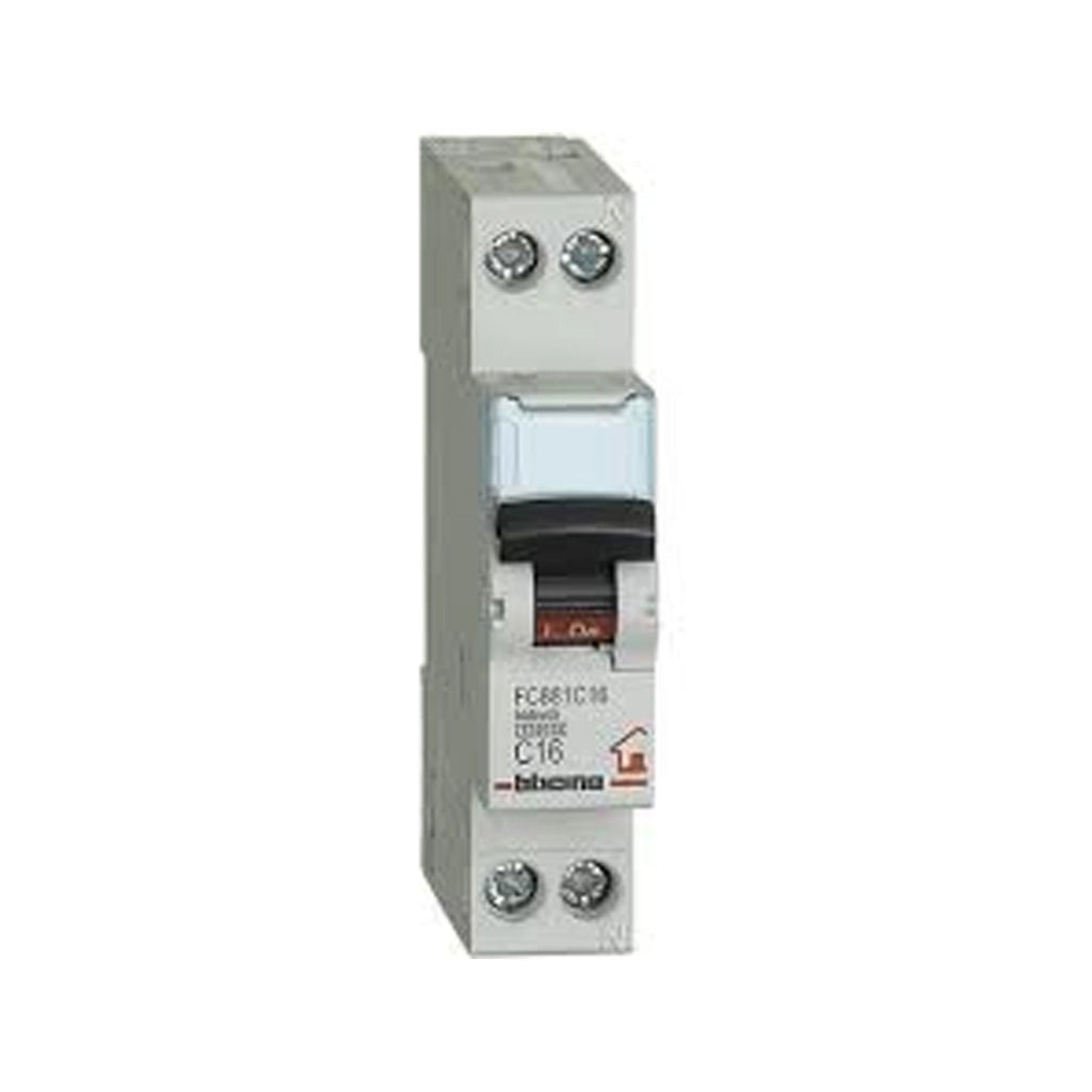 BTDIN-RS - interruttore magnetotermico 1P+N curva C16