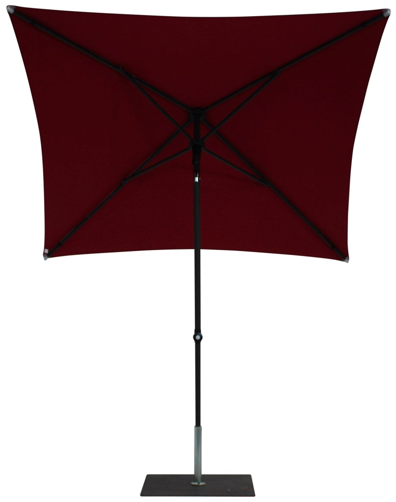 Ombrellone da Giardino 2x2 m Palo Ø38 mm in Alluminio Tessuto Olefin Trend Bordeaux