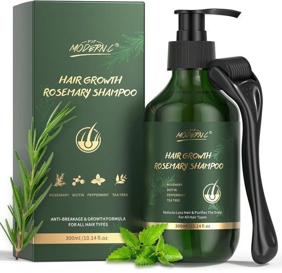 Shampoo anti-pelo per capelli con biotina - promuove la crescita capillare - idrata con ingredienti naturali