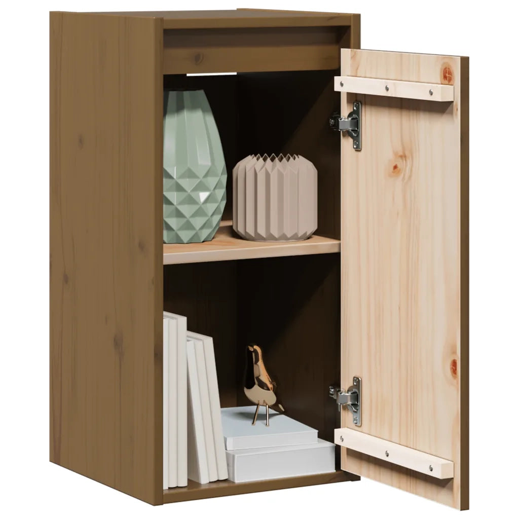 Pensili Marrone Miele 2pz 30x30x60 cm in Legno Massello di Pino cod mxl 33100