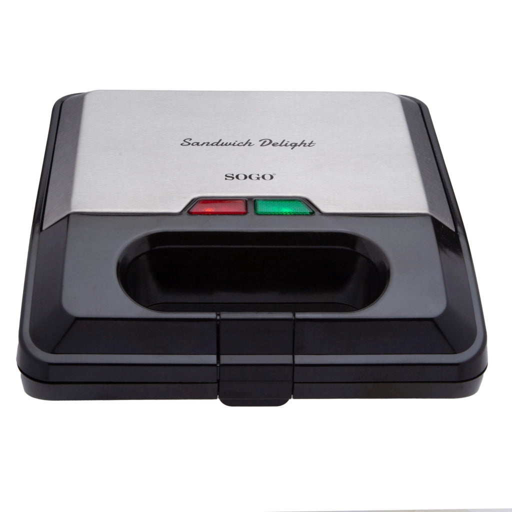 Piastra elettrica 3 in 1 per sandwich waffle panini, placche intercambiabili antiaderenti, controllo temperatura automatico 750W - SOGO
