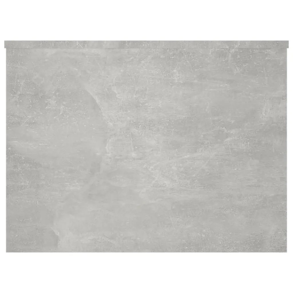 Tavolino Grigio Cemento 80x55,5x41,5 cm in Legno Multistrato 809678