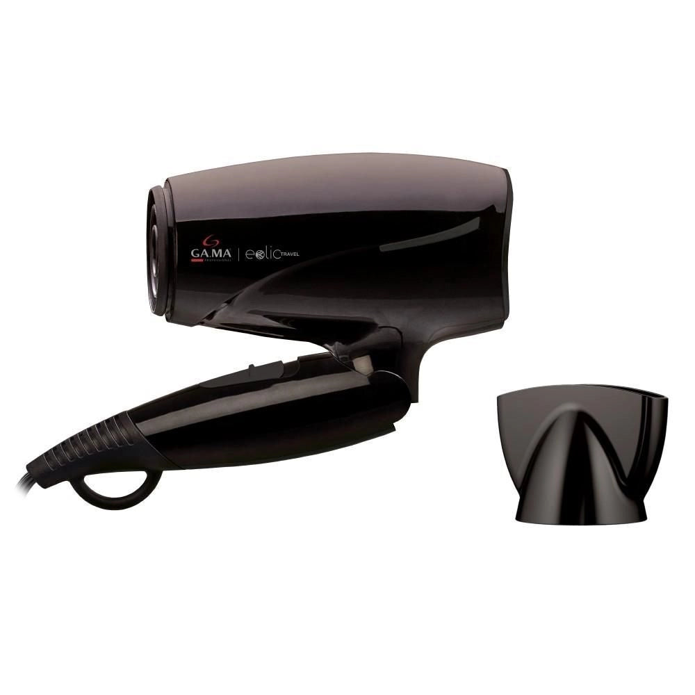 GA.MA Eolic Travel asciuga capelli 1600 W Nero