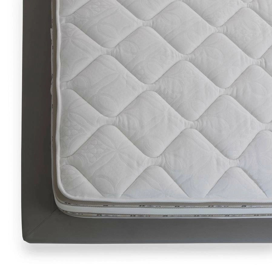 Mariasole, Materasso Piazza e Mezza Sfoderabile Made in Italy, 190x120x27h cm Bianco