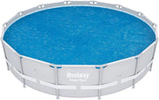 Bestway 58252 telo copertura per piscine rotonde da 457 e 427 cm, per piscine fast set, steel pro max e power steel