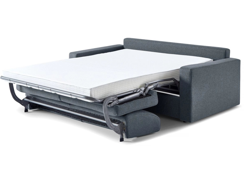 Divano trasformabile in tessuto express "Diana" - letto 140 cm - 3 posti - Grigio