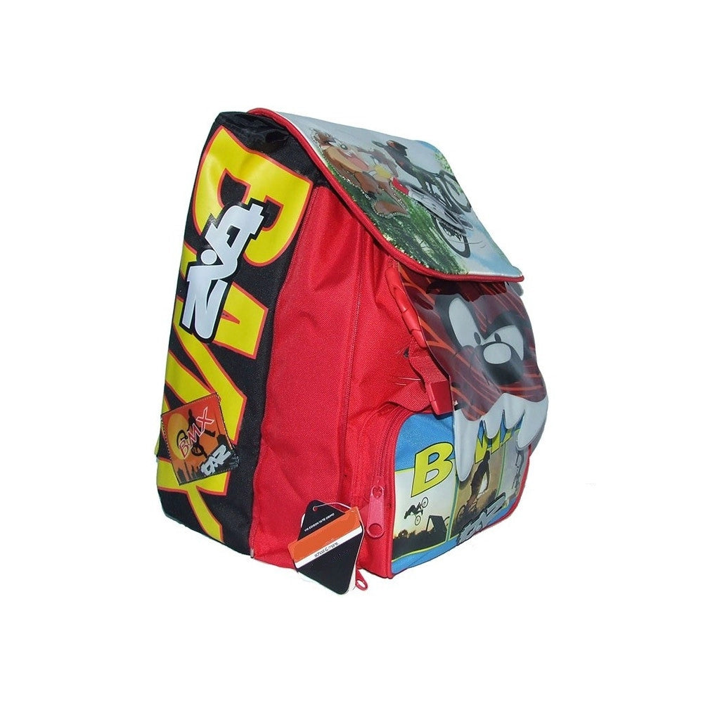 Trade Shop - Zaino Estensibile In Tessuto Con Schienale Rigido Confort Back Looney Tunes Taz -