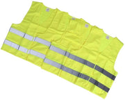 Abbigliamento di Sicurezza a Alta Visibilità - Giacca Riflettente - 4 Pezzi - XXL - Poliestere Tessuto - Sicurezza in Corsia - Giacca Riflettente