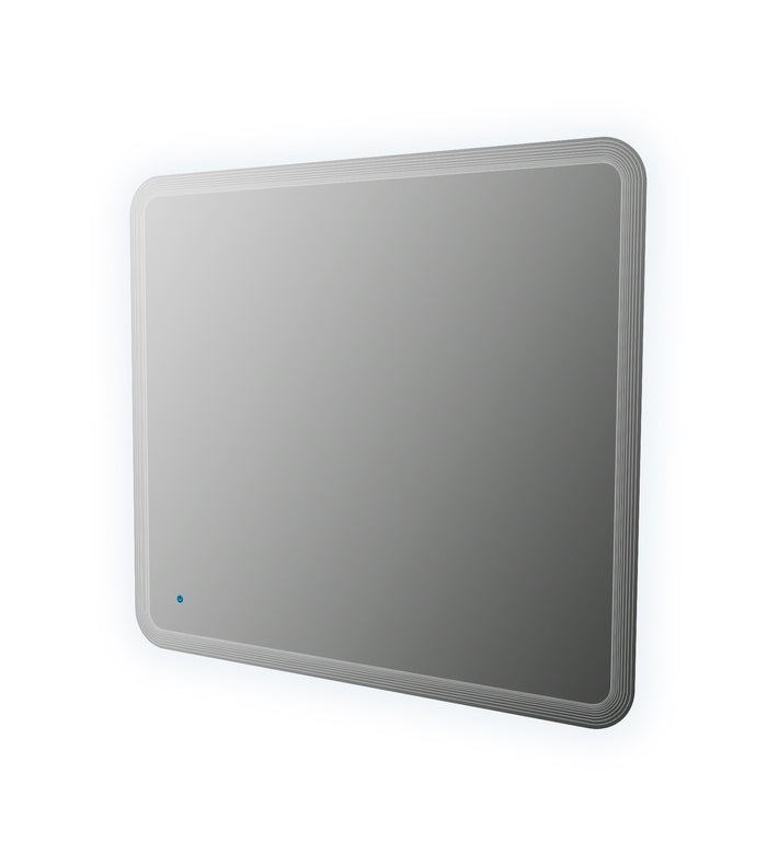 Specchio illuminazione led con disegno lavorato Made in Italy 44996