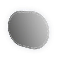 Specchio illuminazione led con disegno lavorato Made in Italy 44997