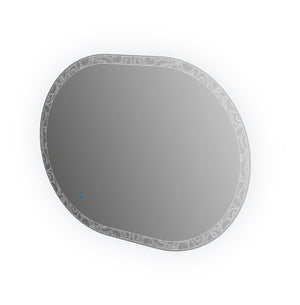 Specchio illuminazione led con disegno lavorato Made in Italy 44997