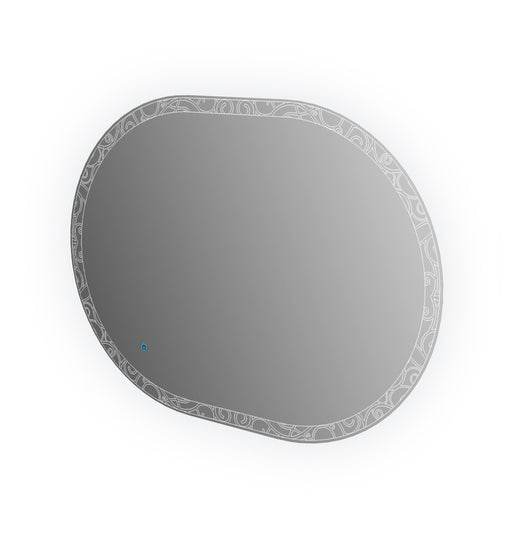 Specchio illuminazione led con disegno lavorato Made in Italy 44997