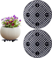 Supporto per Piante Pothift 20 cm / 8 pollici - Supporto per Piante Pesante per Interno ed Esterno - Nero