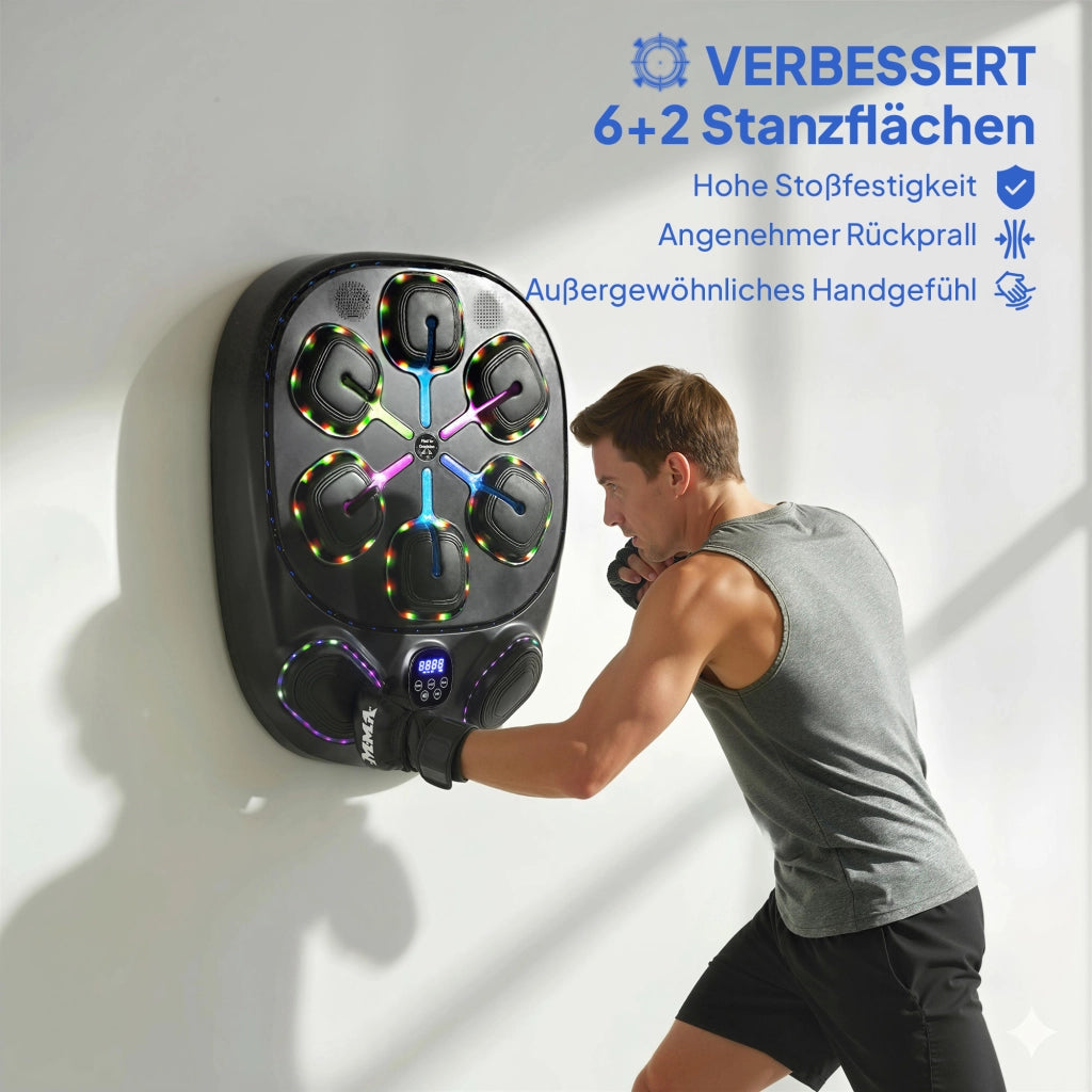 Macchina da Boxe Elettronica LED ¨C zephmum ¨C Bluetooth, Guanti, 9 Velocit¨¤