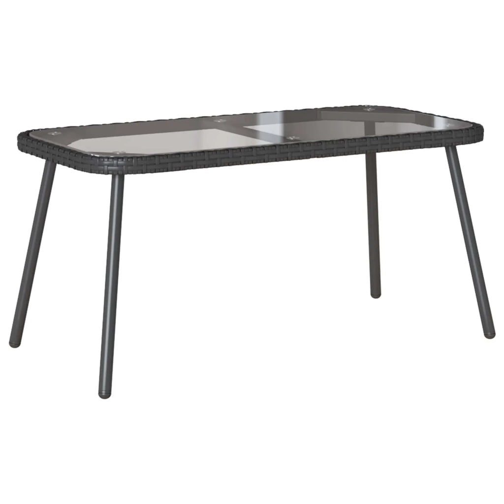 Tavolino da salotto Nero 90 x 45 x 43 cm polyrattan 4108267