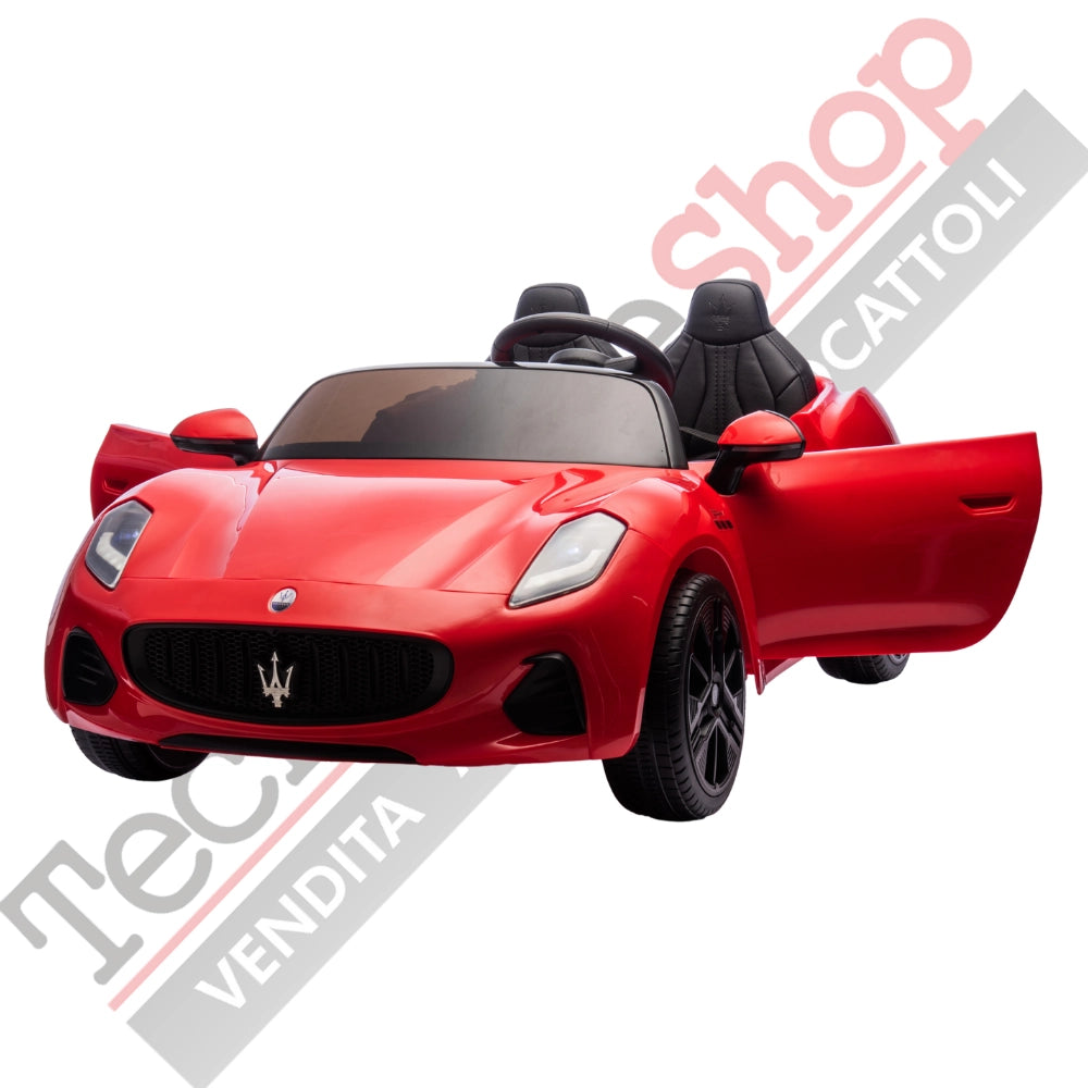 Auto Elettrica Per Bambini Maserati Folgore 12V-Rosso
