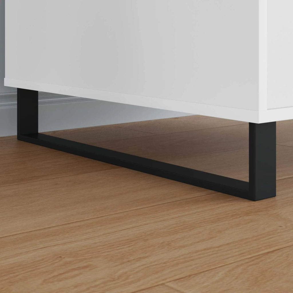 Piedini per mobili 2 pz Nero 596 x 40,5 x 100 mm Ferro CFW5876078