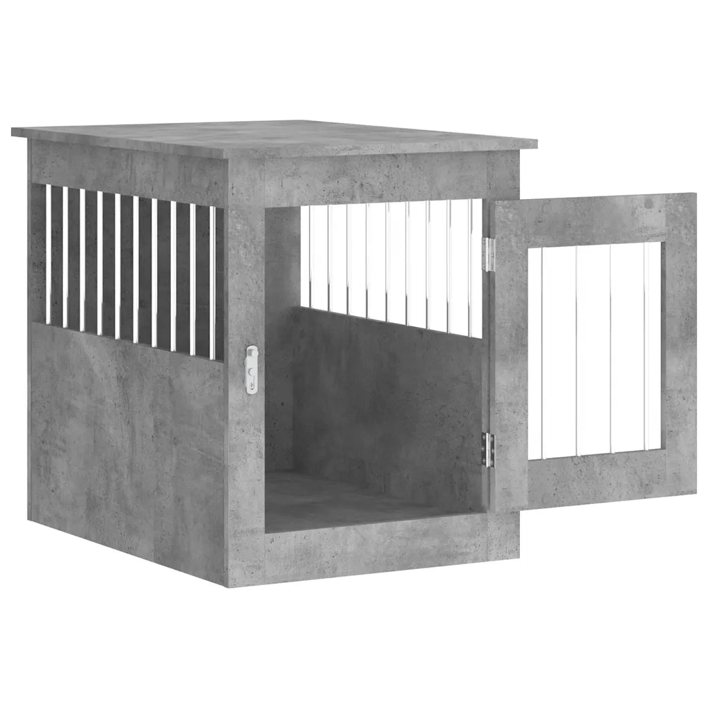 Gabbia Cani Arredamento Grigio Cemento 55x75x65cm Multistrato CFW8979219