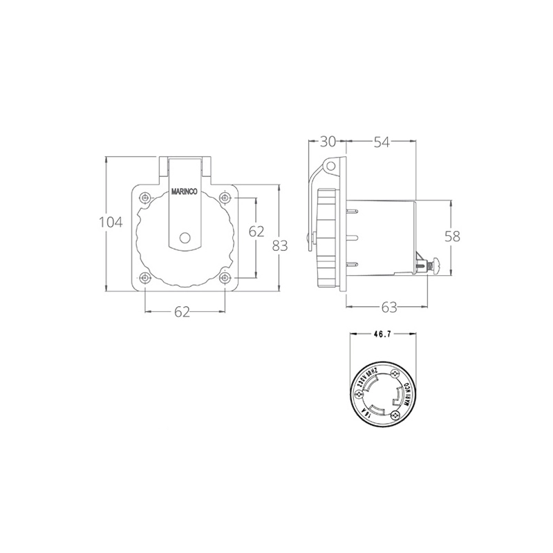 SPINA INOX 16 AMP.