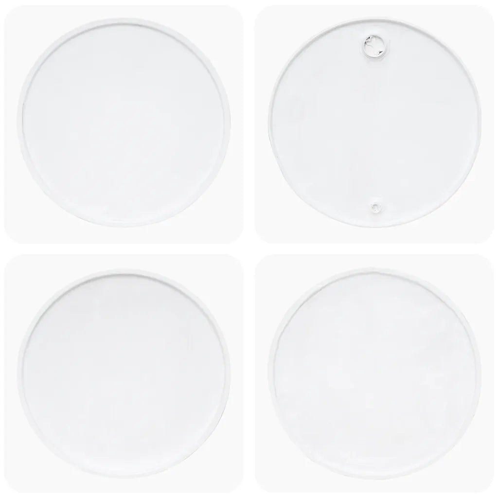 Tavolino da Caffè in Legno Massello Recuperato 60x45 cm Bianco 244820
