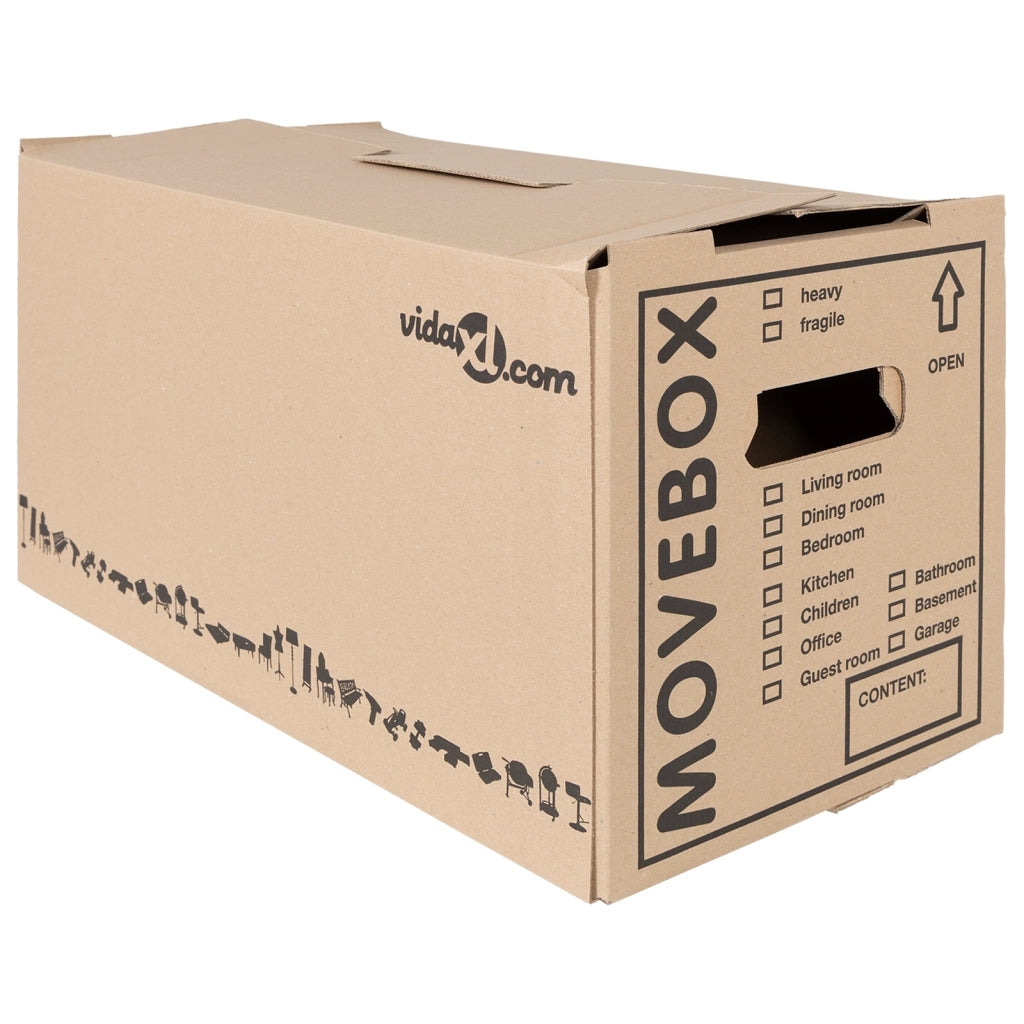 Scatole per Trasloco 20 pz 59 x 31.5 x 31.5 cm Cartone