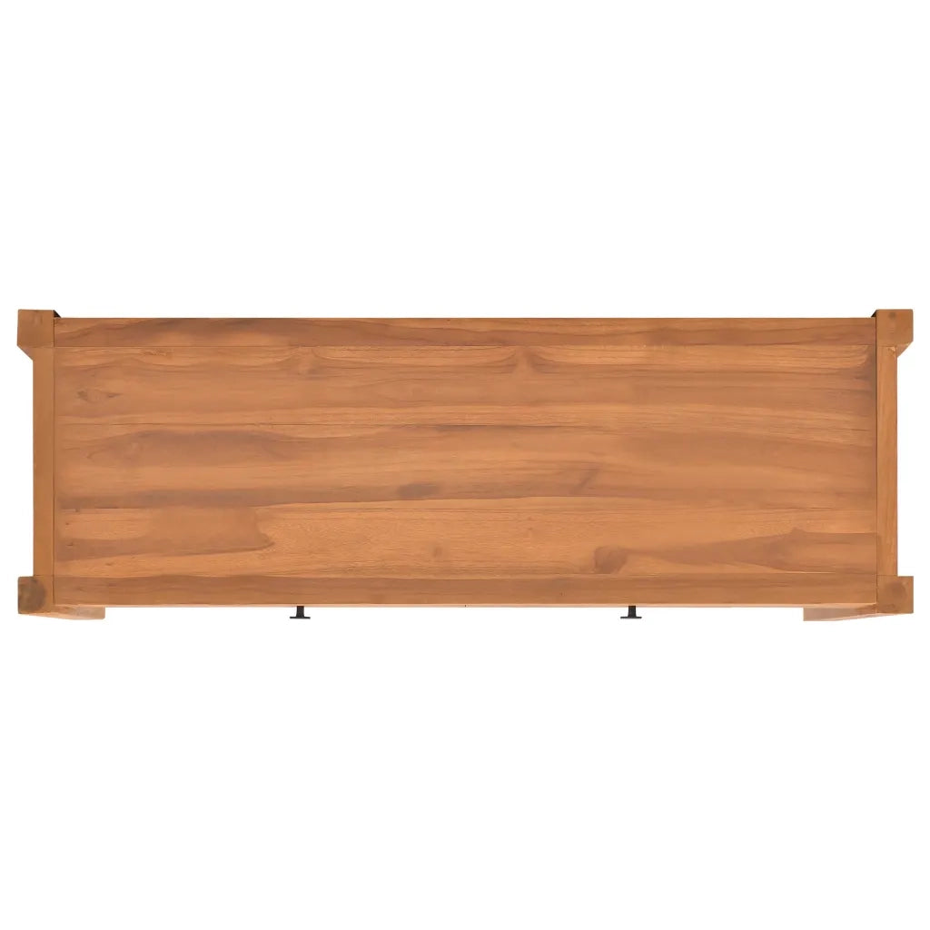 Mobile TV-Mobile per TV-Credenza TV 140x40x45 cm in Legno di Teak 455934