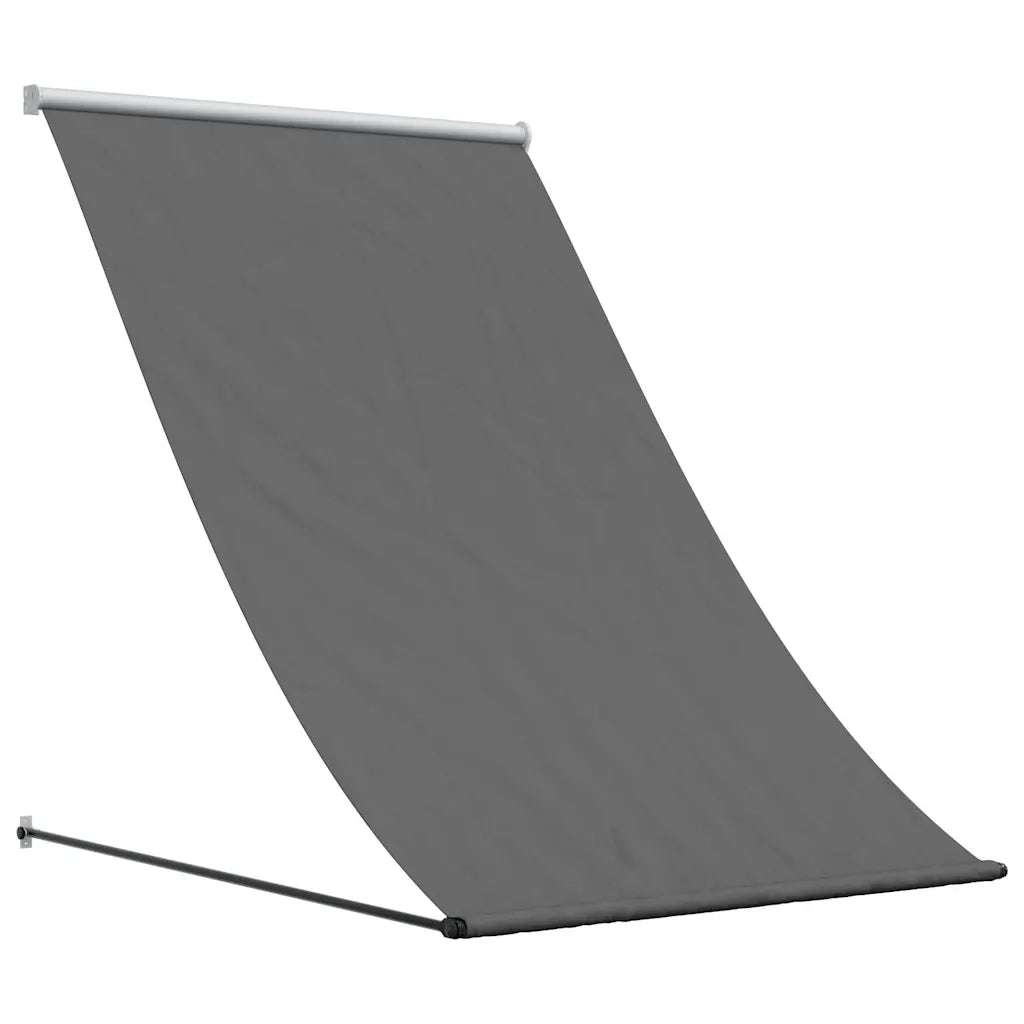 Tenda da Sole Retrattile-Tenda parasole per Patio Antracite 150x150 cm Tessuto e Acciaio