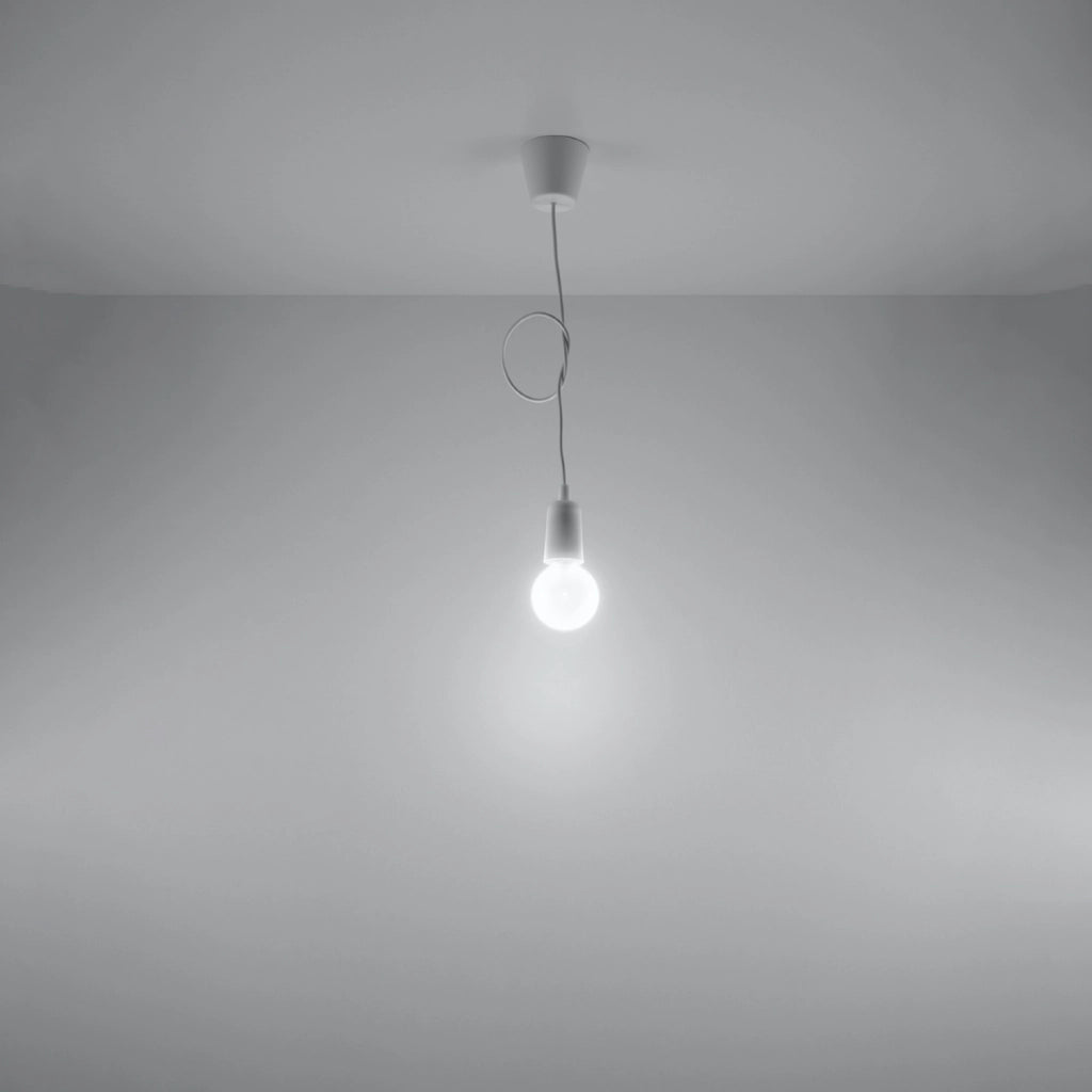 Lampada sospensione Matero 1 bianca E27 Pure Lume IP20